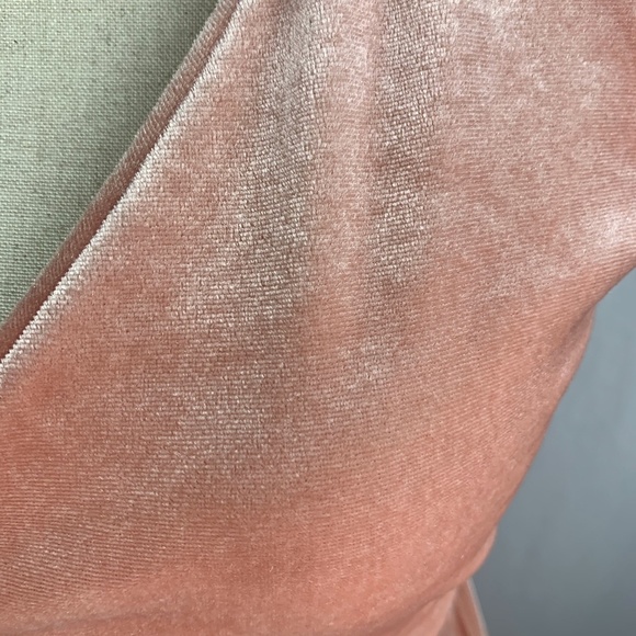 Nasty Gal Pink velvet dress - Picture 2 of 6